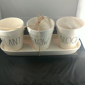 Other - Rae Dunn Plant Grow & Bloom Planter Set Other - Rae Dunn Plant Grow & Bloom Planter Set